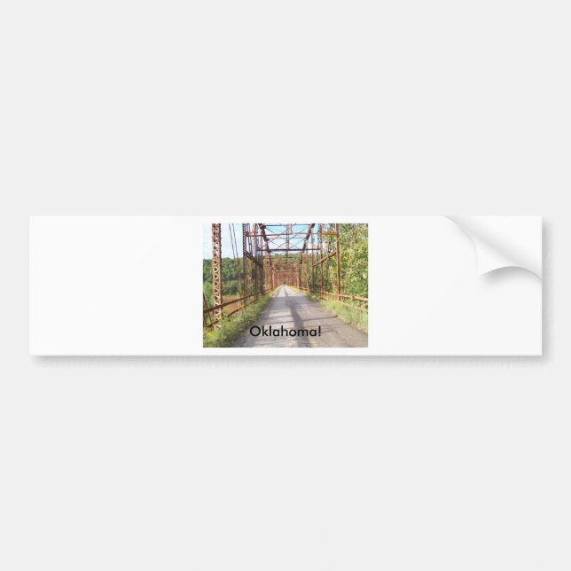 Autocollant De Voiture vieux pont (l'Oklahoma) (Devant)