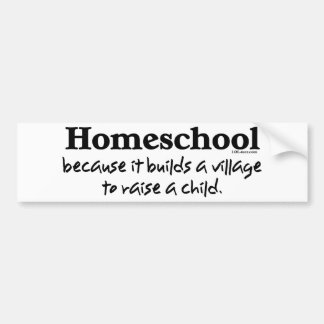Autocollant De Voiture Village de Homeschool