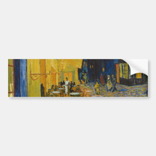 Autocollant De Voiture Vincent van Gogh - Café Terrasse en soirée