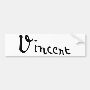 Autocollant De Voiture Vincent Van Gogh Signature
