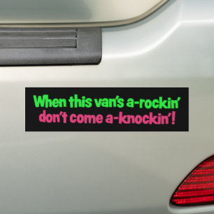 Autocollant De Voiture Vintage Rockin Van