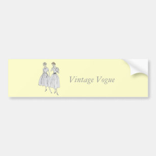 Autocollant De Voiture Vintage Vogue