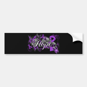 Autocollant De Voiture Violence domestique Hope Garden Ribbon