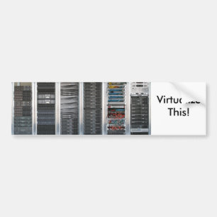 Autocollant De Voiture Virtualisez ceci ! Adhésif pour pare-chocs