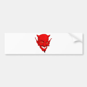 Autocollant De Voiture Visage de diable