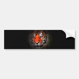 Autocollant De Voiture Visage de tigre