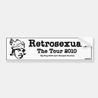 Autocollant De Voiture Visite de Retrosexual - adhésif pour pare-chocs