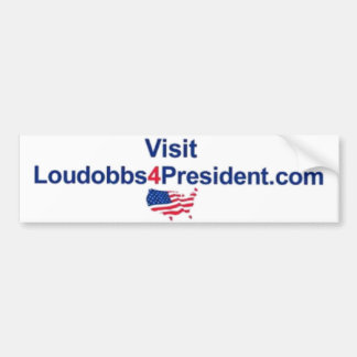 Autocollant De Voiture Visite LouDobbs4President.com