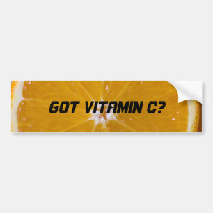 Autocollant De Voiture Vitamine C obtenue ?