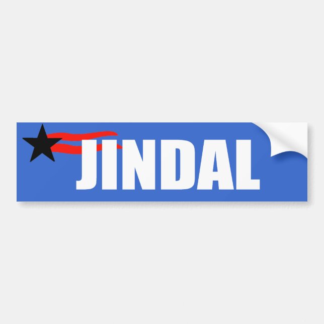 Autocollant De Voiture Vitesse d'élection de BOBBY JINDAL (Devant)