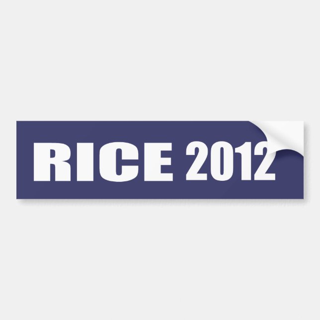 Autocollant De Voiture Vitesse d'élection de RIZ de CONDI (Devant)
