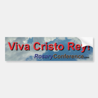 Autocollant De Voiture Vivats Cristo Rey ! Adhésif pour pare-chocs