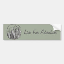 Vivez pour l'adhésif pour pare-chocs d'aventure