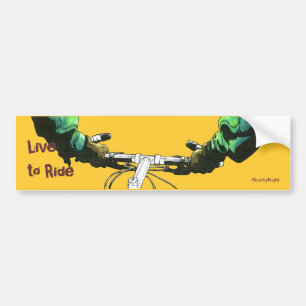 Autocollant De Voiture Vivez pour monter (le vert)