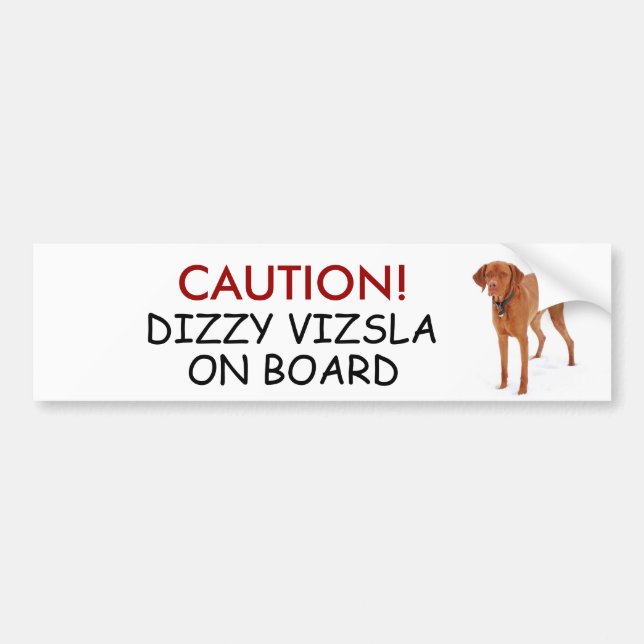 Autocollant De Voiture VIZSLA - adhésif pour pare-chocs (Devant)