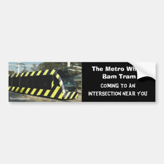 Autocollant De Voiture Vlan tram de bam