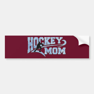 Autocollant De Voiture Voile d'athlétisme de maman de hockey