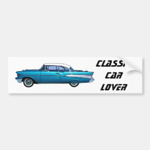 Autocollant De Voiture Voiture classique 1957 Chevy BelAire