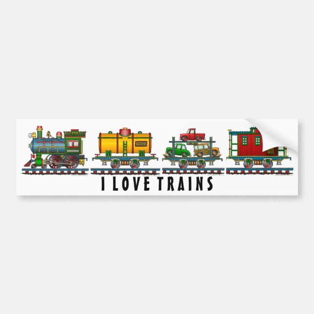Autocollant De Voiture "Voiture de cambuse de train, voiture automatique (Devant)