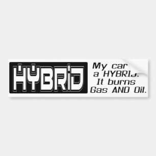 Autocollant De Voiture VOITURE HYBRIDE drôle