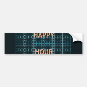 Autocollant De Voiture Voiture Modèle Bumper Sticker Happer hour