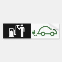 Voiture verte électrique d'icône de kamikaze