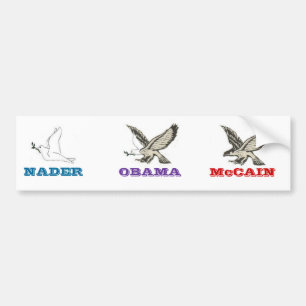 Autocollant De Voiture Volière Bumpersticker de campagne