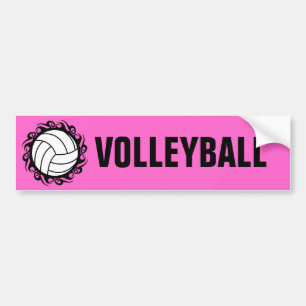 Autocollant De Voiture volley-ball tribal