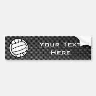 Autocollant De Voiture Volleyball de fibre de carbone de Faux