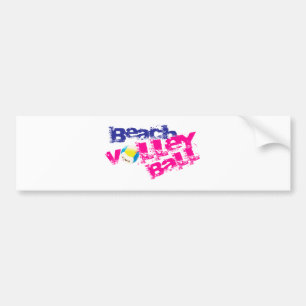 Autocollant De Voiture Volleyball de plage