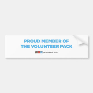 Autocollant De Voiture Volontaire Pack Bumper Sticker
