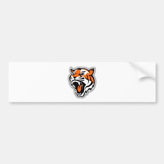 AUTOCOLLANT DE VOITURE VONT LES TIGRES ! (Devant)