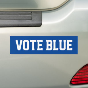 Autocollant De Voiture Vote Blue Democrat