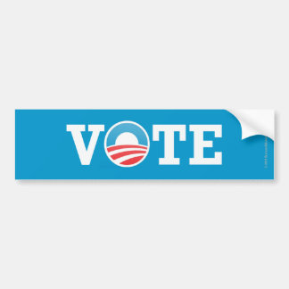 Autocollant De Voiture Vote d'autocollant de Pro-Obama