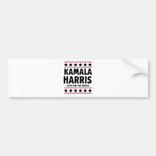 Autocollant De Voiture Vote Kamala Harris pour l'élection bleue du présid