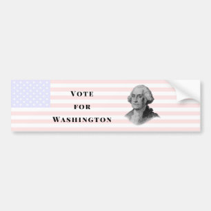 Autocollant De Voiture Vote pour George Washington