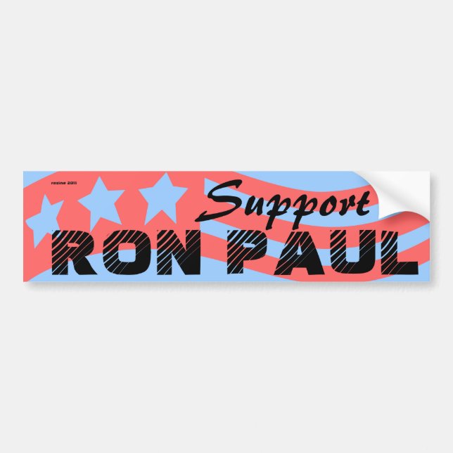 Autocollant De Voiture Vote Ron Paul pour l'élection présidentielle de 20 (Devant)