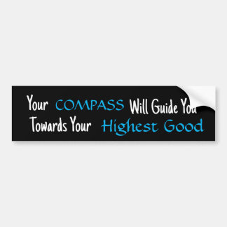 Autocollant De Voiture "Votre COMPASS Vous Guidera..." Phrase