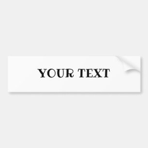 Autocollant De Voiture Votre police de "Ribeye" des textes
