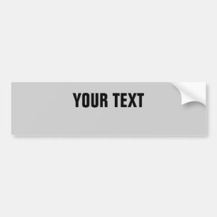 Autocollant De Voiture Votre texte "Folio Bold CONDENSEE" sur Grey