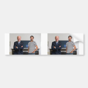 Autocollant De Voiture Vous avez rencontré le président Joe Biden Ajout