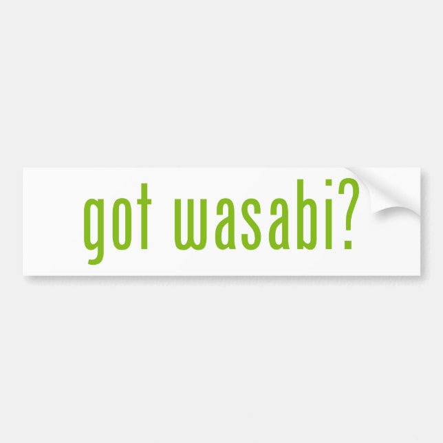 Autocollant De Voiture vous avez wasabi ? (Devant)