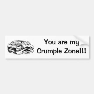 Autocollant De Voiture Vous êtes mes chiffonnez la zone ! ! !
