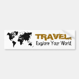 Autocollant De Voiture VOYAGE ! EXPLOREZ VOTRE MONDE ! Adhésif pour