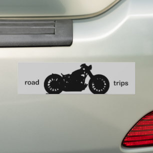 Autocollant De Voiture Voyages sur route. Motorcycle