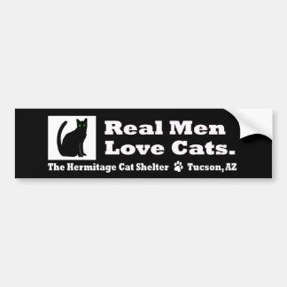 Autocollant De Voiture Vrai adhésif pour pare-chocs de chats d'amour