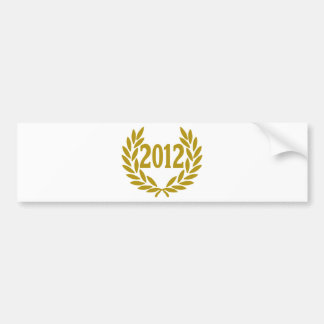 Autocollant De Voiture vrai-laurier-couronne 2012