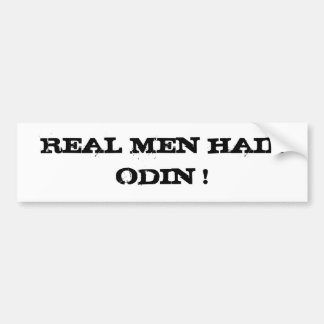AUTOCOLLANT DE VOITURE VRAIE GRÊLE ODIN D'HOMMES !
