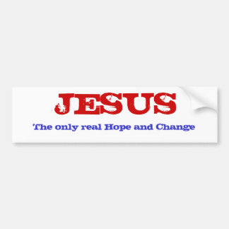 Autocollant De Voiture Vrais espoir et changement de JÉSUS