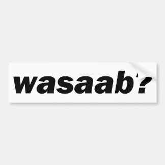 Autocollant De Voiture wasaab ?